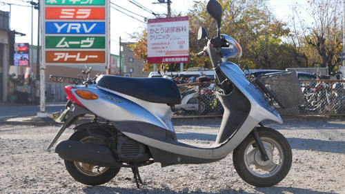 ヤマハ】 JOG SA36J ペールパープリッシュブルーメタリック 3 燃費良好