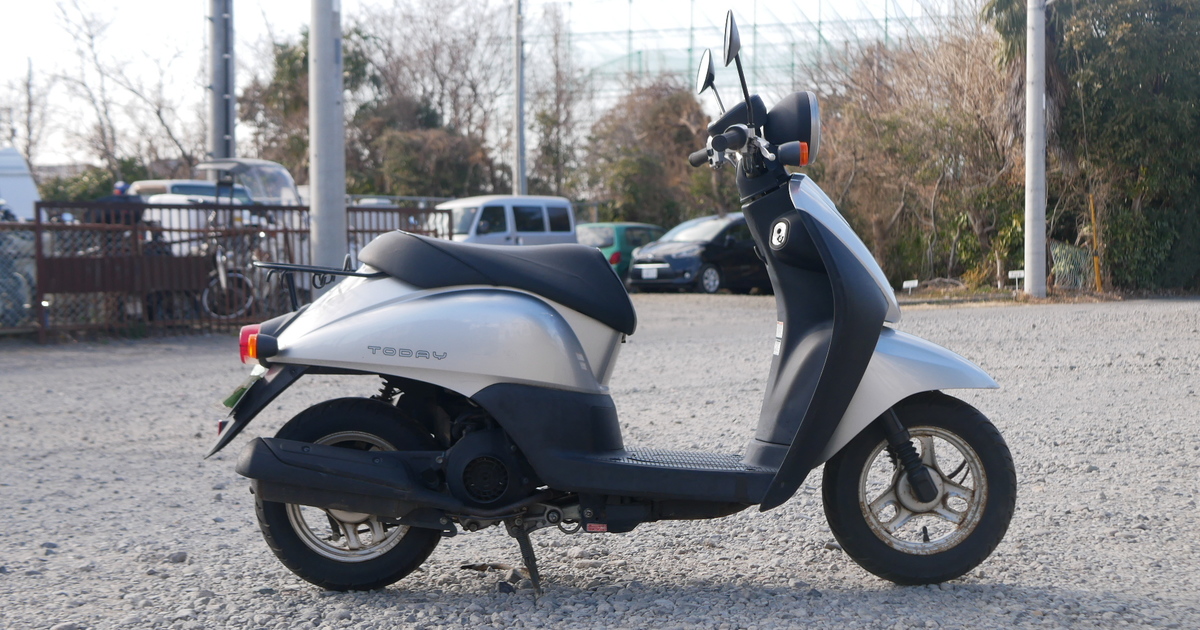 ホンダ】 TODAY F AF67 街中での走行を重視したベーシックスクーター 