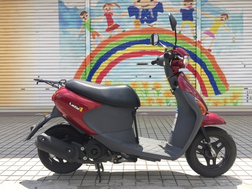 オシャレでカッコイイレッドの外装【ＳＵＺＵＫＩ】レッツ4入荷致しました！！ | 50cc | 埼玉の地域密着型ビリケンモータースのバイク在庫