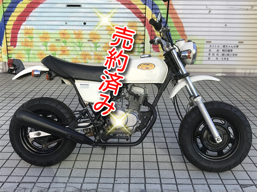 原付のスポーツバイク ｈｏｎｄａ ａｐｅ 50 Ac16 ホワイト入荷致しました 50cc 埼玉の地域密着型バイクショップ ビリケンのギャラリー